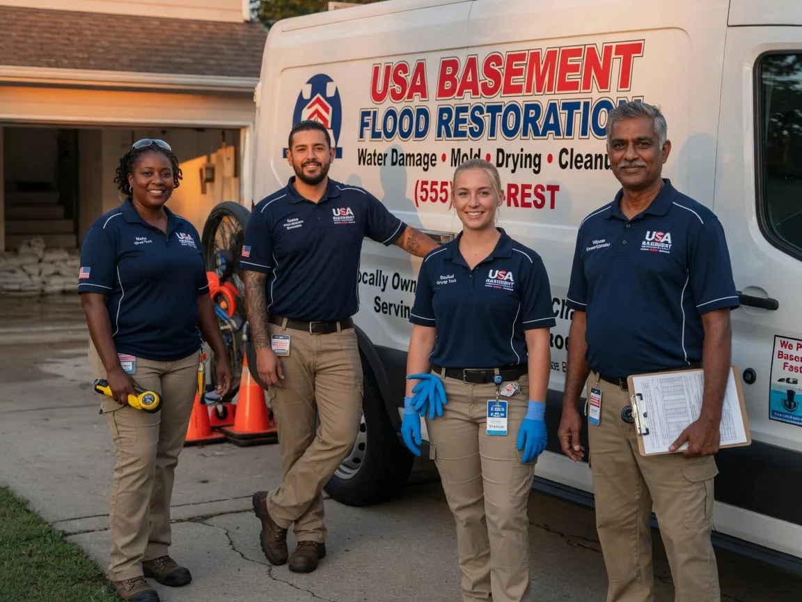 Basement Flood Cleanup company in Blue Rock, OH